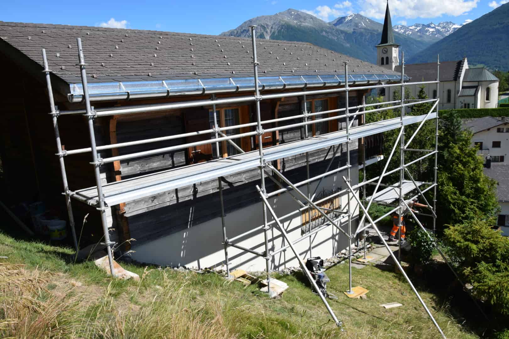 Arbeitsgerüst / EFH Guttet-Feschel Arbeitsgerüst_EFH_Guttet-Feschel