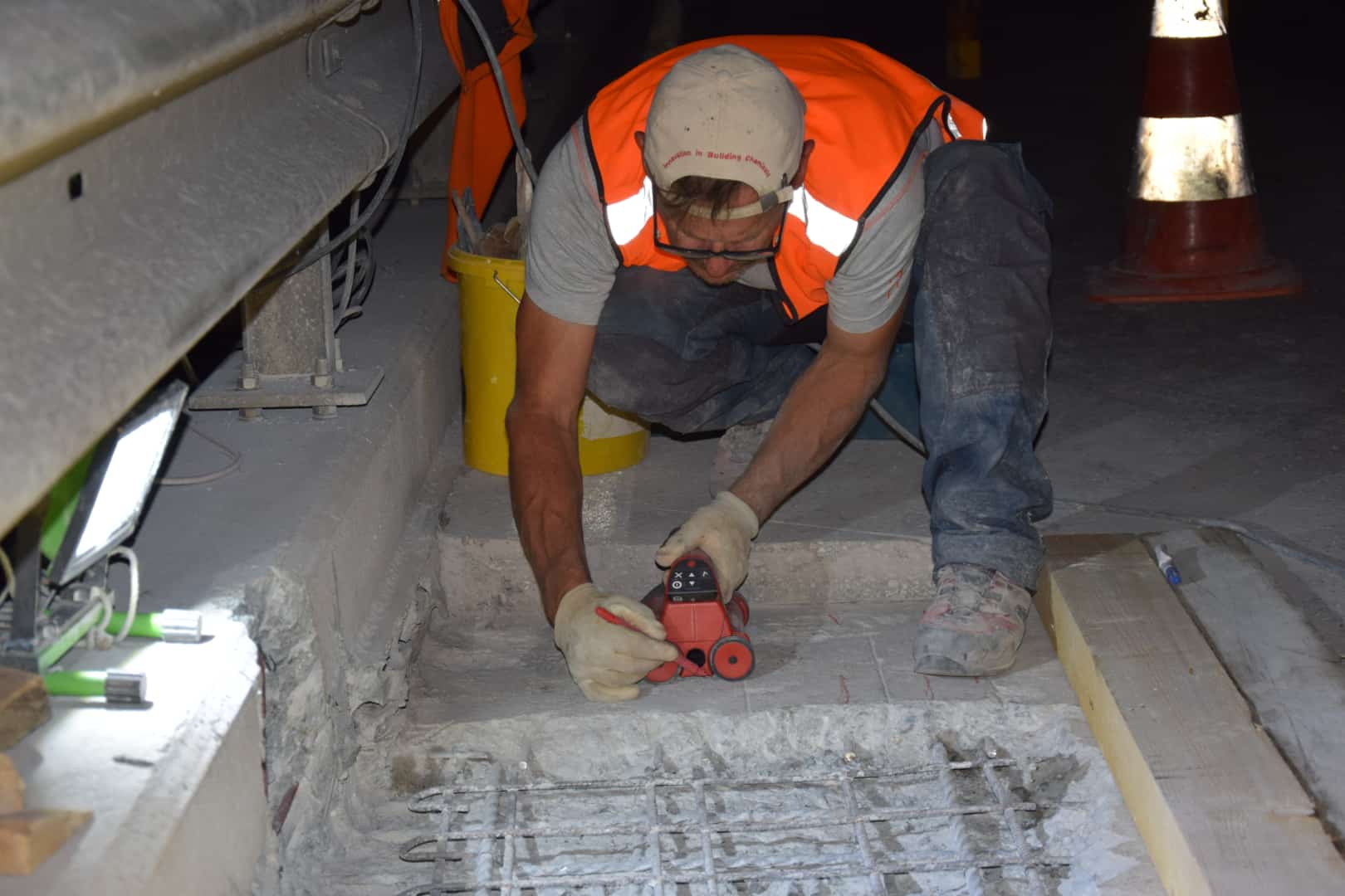 Bewehrungsdetektion / Killerhofbrücke Stalden